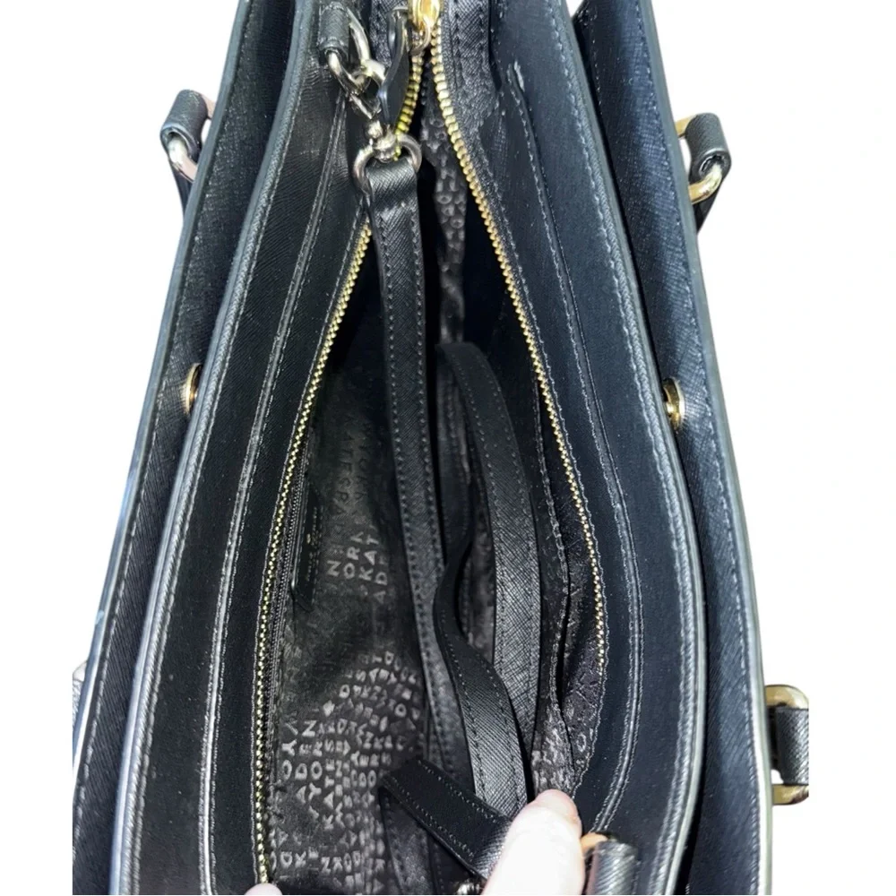 Kate Spade Black and Cream Wallet and Bag Set